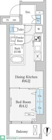 メゾン・シャトロワ深川扇橋の物件間取画像